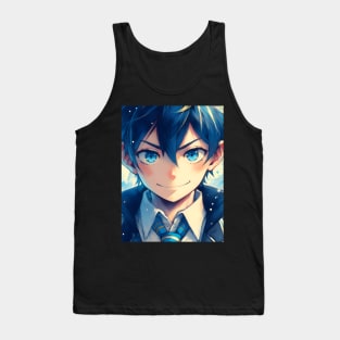 Anime Wonderland: Whimsical Art Prints Featuring Manga-Inspired Designs for Otaku Bliss! Tank Top